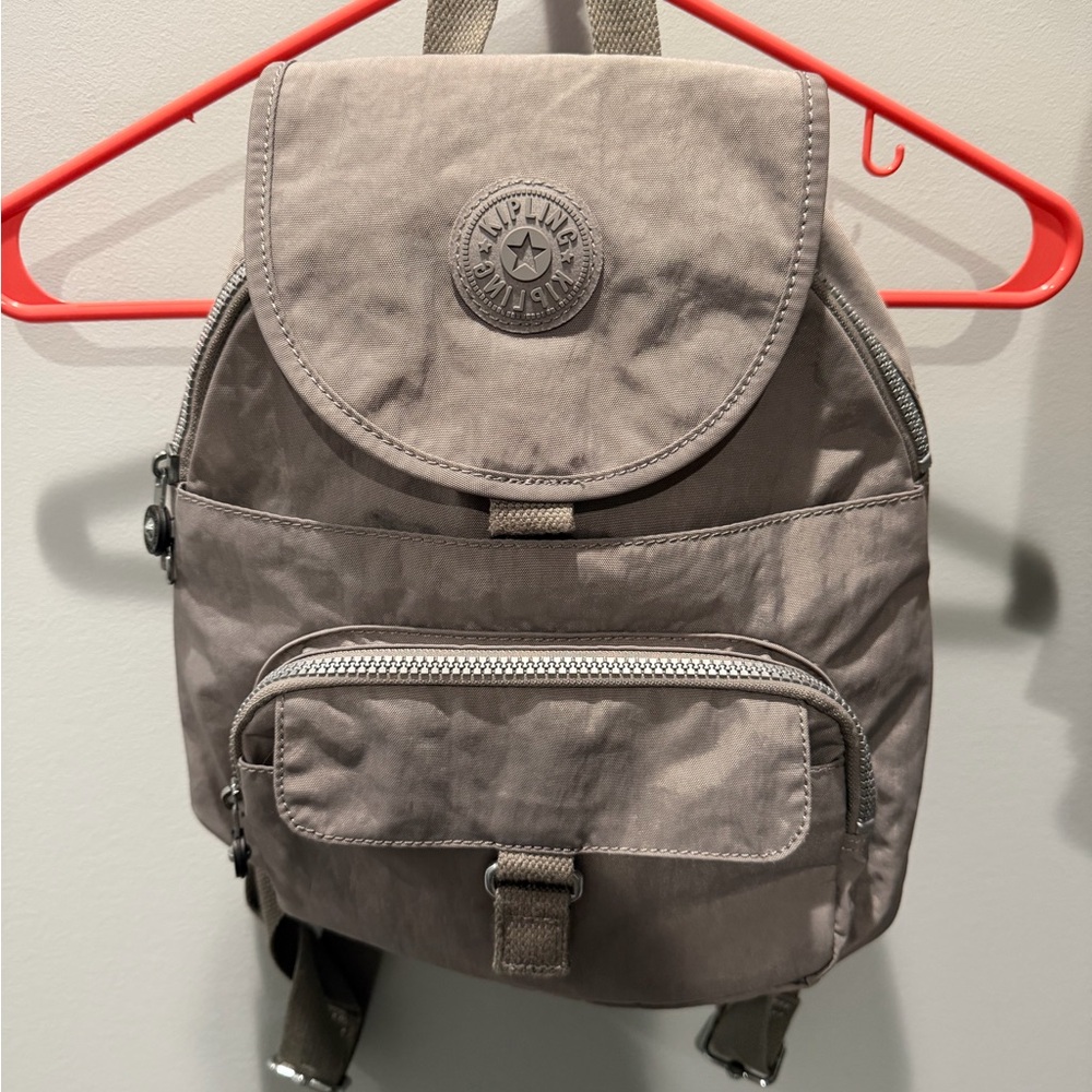 Kipling Grey Backpack for women